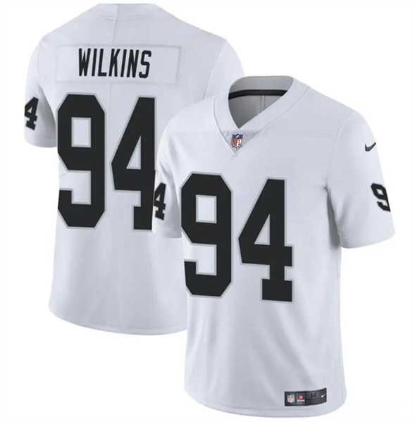 Youth Las Vegas Raiders #94 Christian Wilkins White Stitched Jersey Dzhi,We sell and wholesale Youth Las Vegas Raiders #94 Christian Wilkins White Stitched Jersey Dzhi on line form chian!